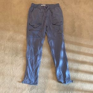 Medium size blue cargo pants from PacSun.